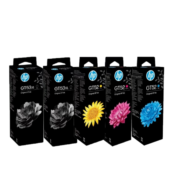 HP GT53XL+GT52 原廠填充墨水 二黑三彩組 適用 Ink Tank 115 310 315 415 419 Smart Tank 500/515/615