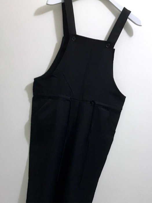 東大門｜正韓Made In Korea個性男孩風抽繩西裝雪紡吊帶褲/連衣褲/連身褲/寬褲/寬管褲 韓制韓製韓國製韓組韓貨iROO MOMA