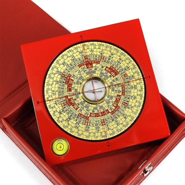 吉祥開運坊】台製羅盤【專業附水平羅盤3.4吋10.4cm台灣製造綜合電木鎮