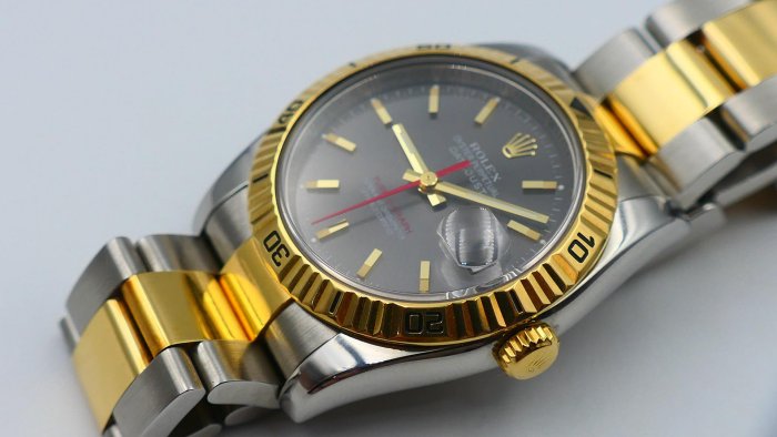 【美好時光】有保單美品！ROLEX 勞力士116263半金灰色面爬山虎 （ 116261 16263參考）