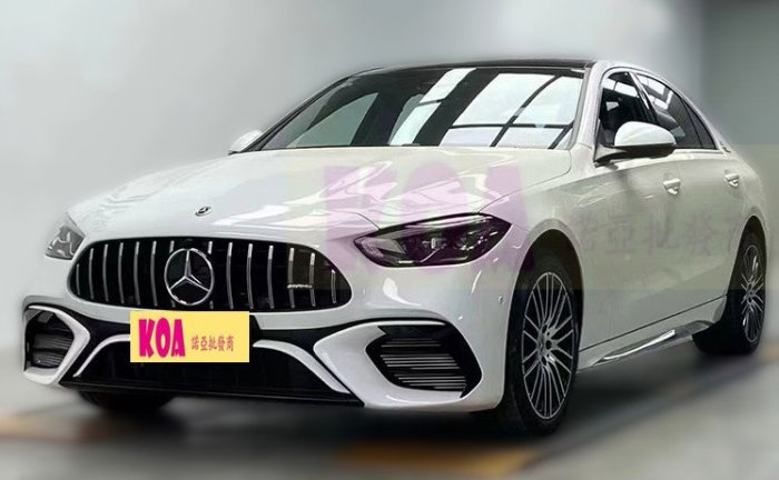 賓士 BENZ W206 AMG 改裝 C63 樣式 前保桿 前大包 素材總成 空力套件
