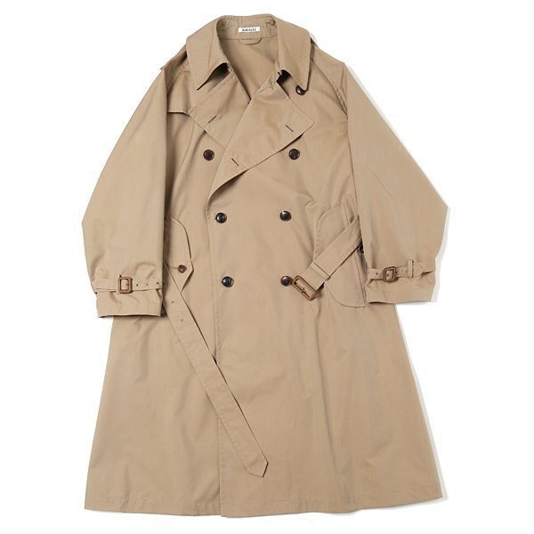 ジャケット・アウター 20ss AURALEE Finx big trench coat size:3 Auralee Finx Gabardine Trench Coat Black at CareOfCarl.com