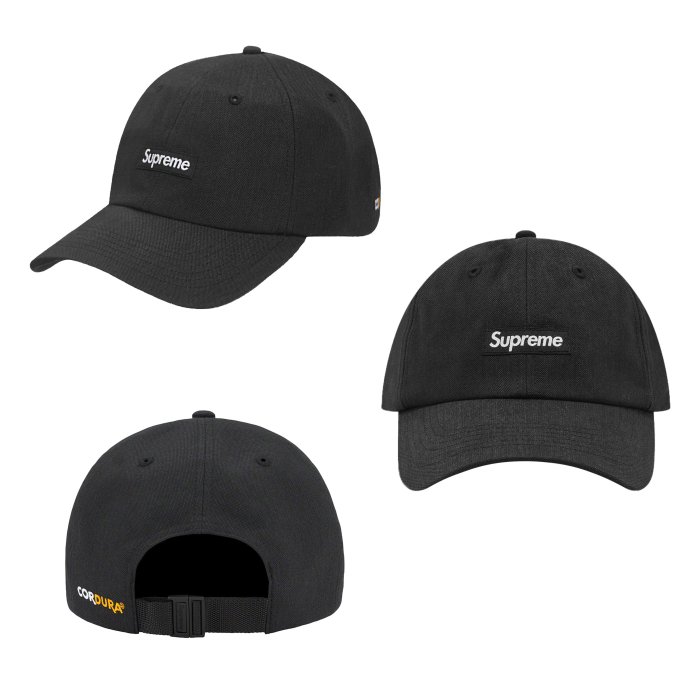 帽子 Supreme Brushed Cordura Small Box Black\" Buy Supreme Brushed Cordura Small Box 6-Panel 'Black
