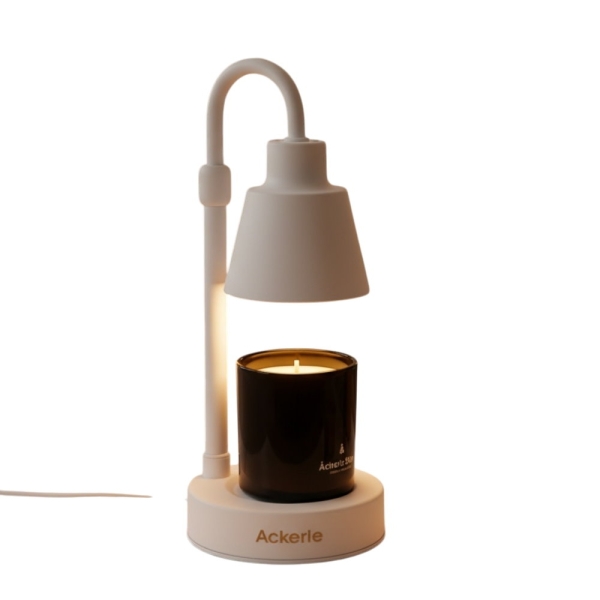 阿克黑香氛蠟燭＋【升降款】北歐簡約融蠟燈｜香氛蠟燭暖燈組｜六款香調任選 居家香氛儀式感