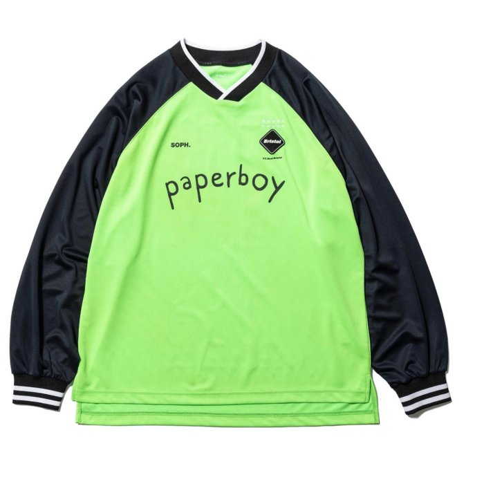 F.C.Real Bristol paperboy L/S OVERSIZED GAME SHIRT FCRB聯名