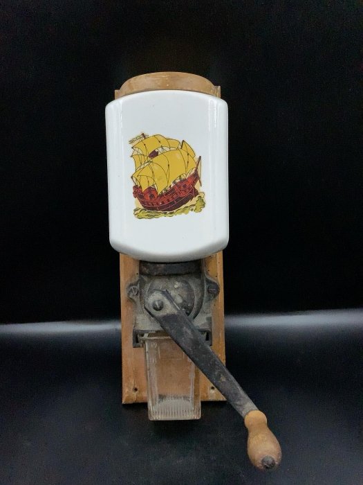 【二手】法式vintage中古掛壁磨豆機   產地法國 年代20世紀初 材 舊藏 回流 老物件-19431