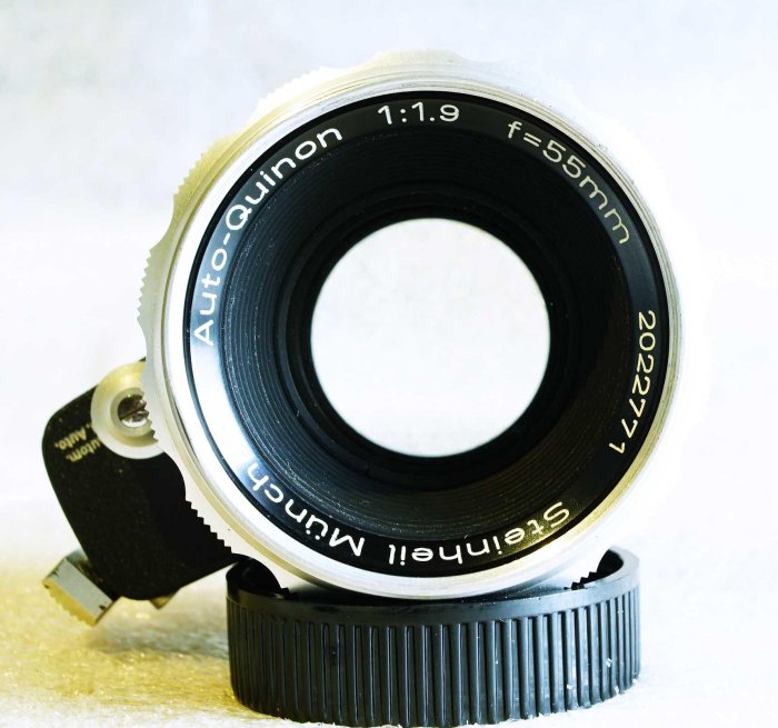 悠悠山河】極新品西德海爾白銀Steinheil Munchen 55mm F1.9 Auto