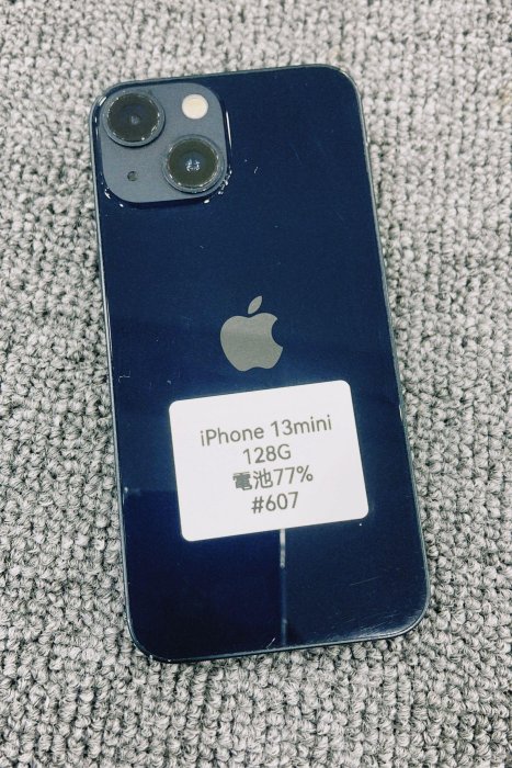 iPhone 13 mini 午夜色 128G 電池100% 二手手機 台東#607