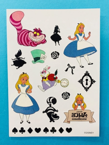 【震撼精品百貨】愛麗絲夢遊仙境 Alice~迪士尼公主系列紋身貼紙-愛麗絲#82286