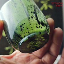 全品創匯期甘肅祁連山碧玉夜光杯一對唐代詩句葡萄美酒夜光杯就指的這老