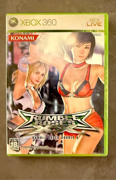 玩家注意⚠️ XBOX360 火爆玫瑰 摔角 二手保存良好 附贈一片日本電玩通發行的 失落的奧德賽DEMO片