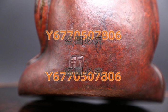 日本金工名家山田宗美造《銅制達摩坐姿像置物》 日本回流古董銅佛像