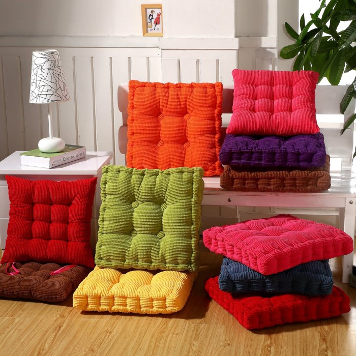 大款玉米絨加厚椅子坐墊餐椅墊沙發墊水果坐墊胖胖坐墊柔軟舒適立體坐墊沙發墊辦公室榻榻米椅墊汽車坐墊腰墊沙發棉墊 沙發坐墊