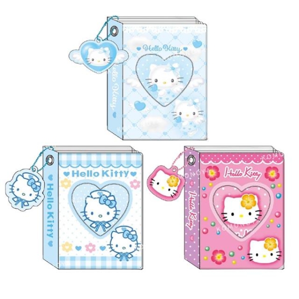小禮堂 Sanrio 三麗鷗 Hello Kitty 愛心視窗照片收納本 (90 s系列)