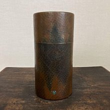玉川堂茶筒鎚起銅器鎚目茶道具復古| Yahoo拍賣