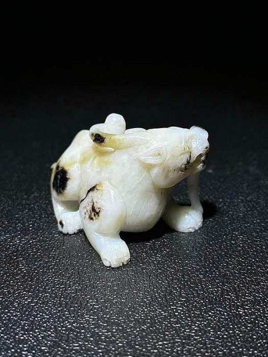 和田玉玉石收藏瑞獸神獸手把件新疆和闐玉老玉古玉(3) | Yahoo拍賣