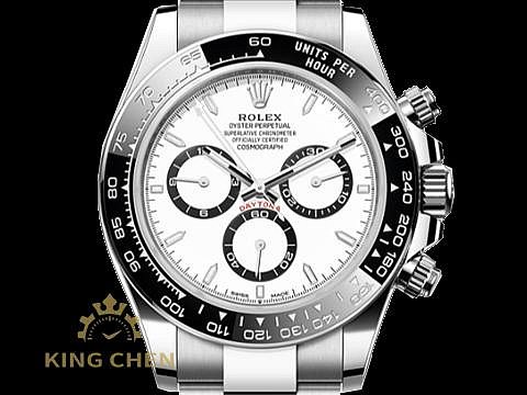 【金宸名錶】ROLEX 勞力士 Daytona 迪通拿 126500 126500LN 白熊貓 4131機芯 白鋼迪 不鏽鋼 白色面盤 計時碼錶  TG630
