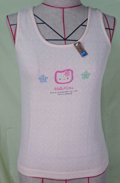 【震撼精品百貨】Hello Kitty 凱蒂貓~粉橘背心