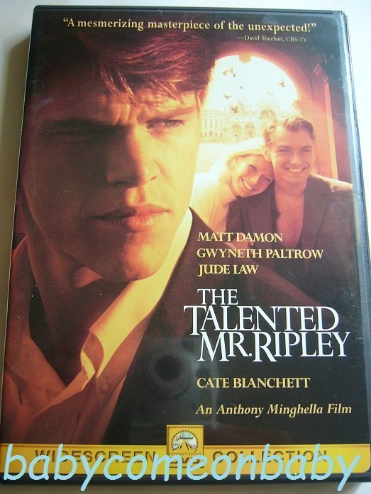 舊電影 DVD 天才雷普利 The Talented Mr. Ripley 美版一區 (保存良好99%無刮傷近全新) | Yahoo拍賣