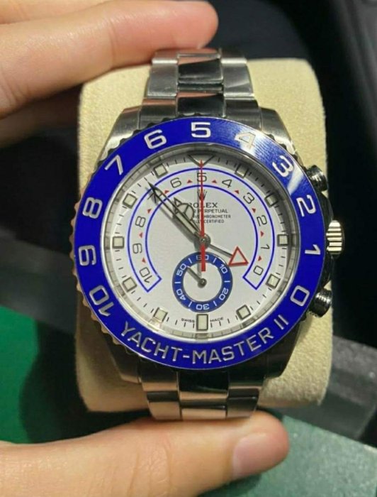 👏👏👏勞力士 116680 大遊艇 ROLEX Yacht-Master II 遊艇名仕II型 帆船倒數計時  陶瓷框 賓士針