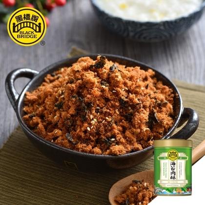 【黑橋牌】特製肉酥(小罐)+海苔肉酥(小罐)，2件組