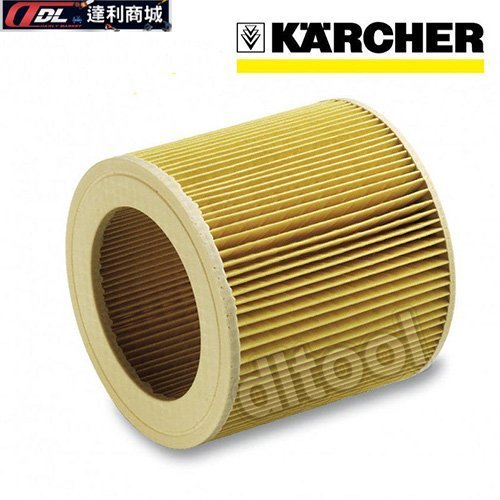 =達利商城= 德國凱馳 KARCHER 乾濕兩用吸塵器 筒匣式過濾器 通用 WD3.300 WD2 WD3 (2.863-303.0)