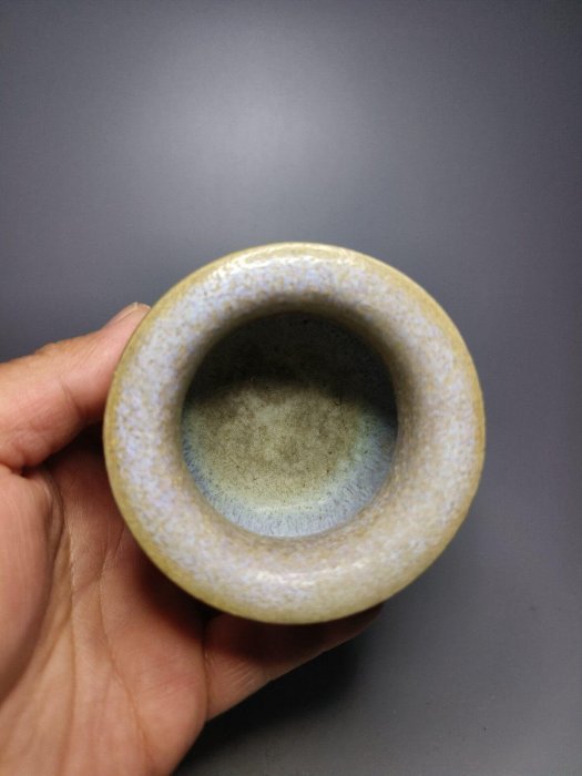 宋金鈞窯三足香爐宋代瓷器古玩瓷器高器釉水肥厚溫潤釉質細膩非常難得