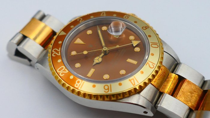 【美好時光】罕見Tiger Eye沙士面ROLEX勞力士16713盒單全16753 116713參考