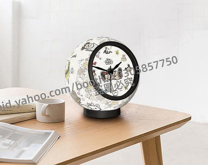 P D X模型館 絕版 3D-JP桌上臺鐘/時鐘塑膠立體拼圖 米奇甜蜜時光 145片 3djp