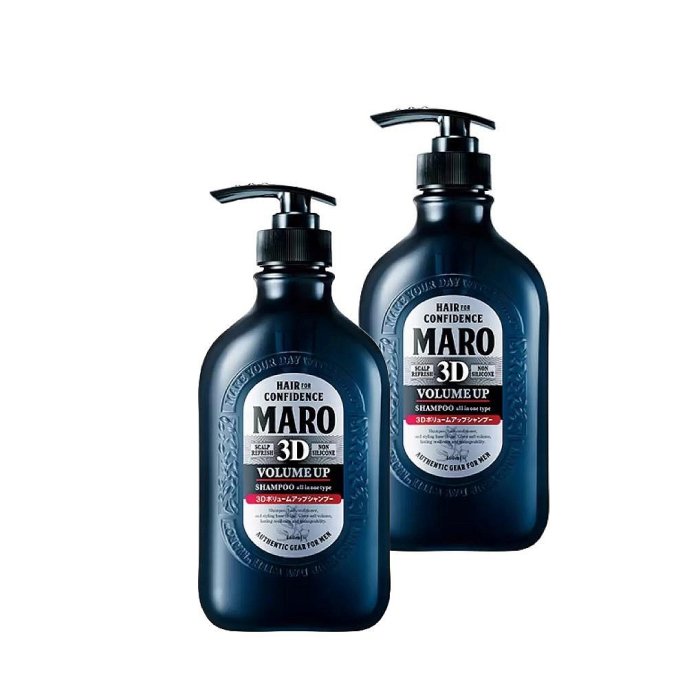 【混種派對 Hybrid party】宅配免運 日本 Maro 起立 3D 豐盈洗髮精 460毫升 X 2入 馬羅 Costco 好市多 男士 不扁塌