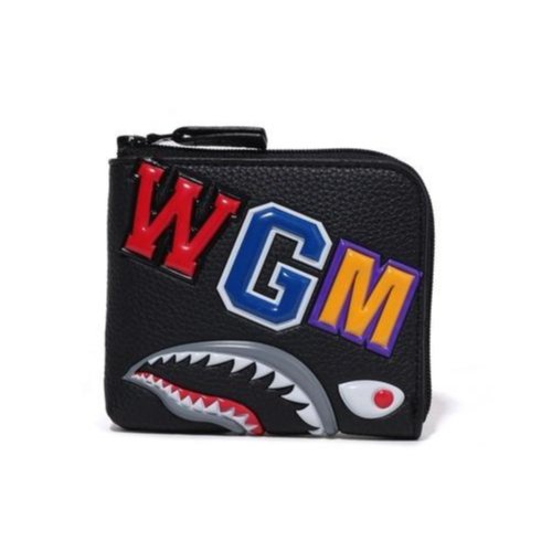 BAPE シャークデザイン WGMロゴ 長財布 シャークデザイン 長財布 WGM - メルカリ