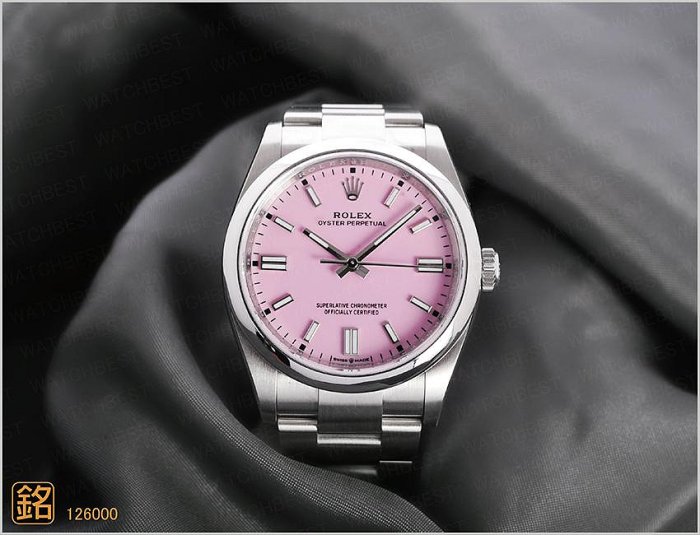 大銘腕錶 全新現貨 勞力士 ROLEX OP款 126000 粉面 36MM RX133921