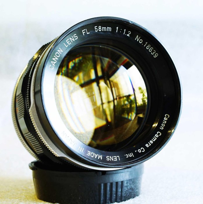 【悠悠山河】收藏級 大眼睛 Canon FD FL 58mm F1.2 鏡組透亮 無刮無霉無霧無塵無霾