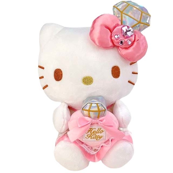 【震撼精品百貨】凱蒂貓 Hello Kitty~日本SANRIO三麗鷗 Hello Kitty 絨毛玩偶娃娃 (鑽石香水系列)*77034
