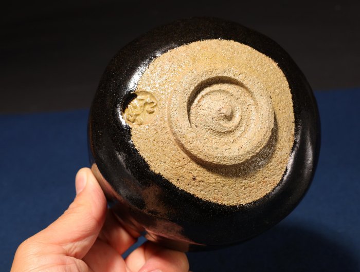 12/2結標名家佐佐木松樂辰砂窯變茶碗ADK1082 -茶道具侘寂日本茶道品茶