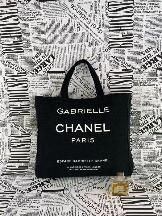 VIP積分贈品禮 Chanel 香奈兒 帆布包 托特包 肩背包 手提包 環保購物袋 文藝字母英文帆布包vintage方便實用