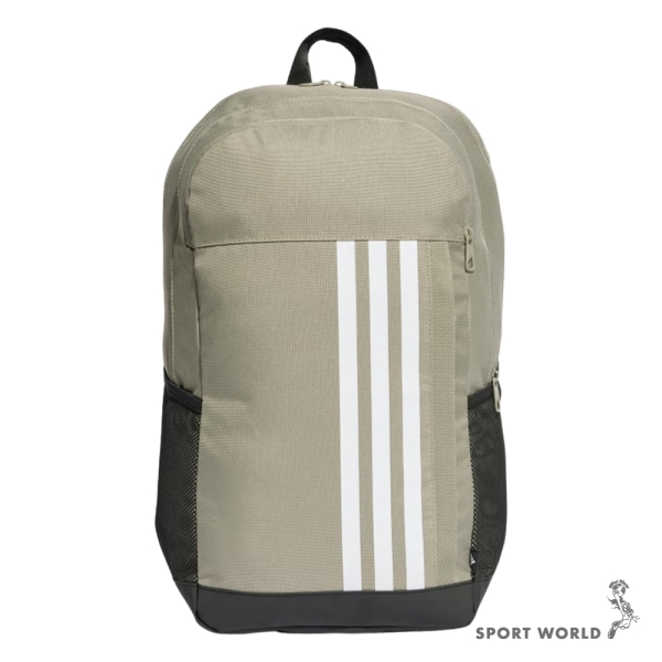 Adidas 後揹包 多隔層 水壺袋 卡其【運動世界】IR9850