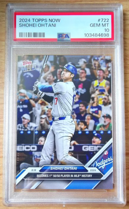 PSA10】大谷翔平 2024 topps chrome black Shohei Ohtani 2021 Topps