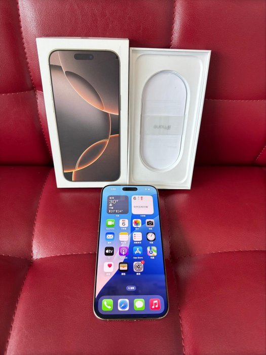 【艾爾巴二手】iPhone 16 Pro Max 256G A3296 6.9" 金#二手手機#保固中#中壢JH96Y