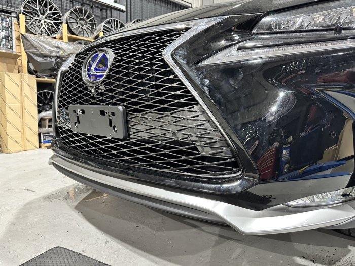 車庫小舖 LEXUS 日本原廠 2015-2017 NX300H NX200T Fsport 運動版 水箱罩 前下巴