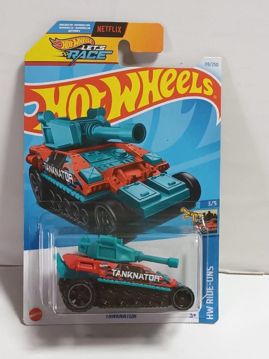 *玩具部落*風火輪 合金小車 1:64 HOT WHEELS 原創車 TANKNATOR 坦克車 戰車