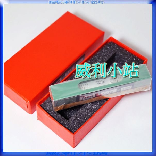 【威利小站】日本 RSK 740B 超小型精密水準器 水平儀 水平尺100*18*20mm/0.02mm