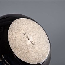 純銀製中川浄益造竹梅牡丹毛彫鳴付南鐐望月形湯沸銀瓶銀壺茶道具(月底