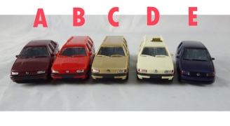 【震撼精品百貨】西德Herpa1/87模型車~福斯VW-PASSAT GL/POLO【共5款】