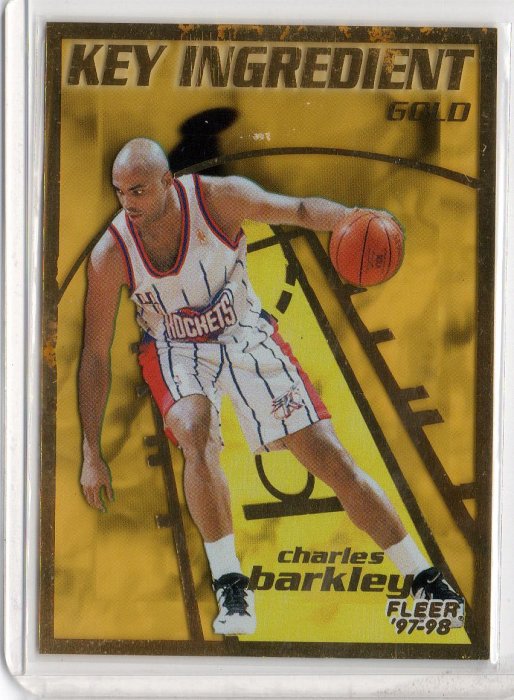 CD183-Charles Barkley 1997-98 Fleer Key Ingredient Gold #1