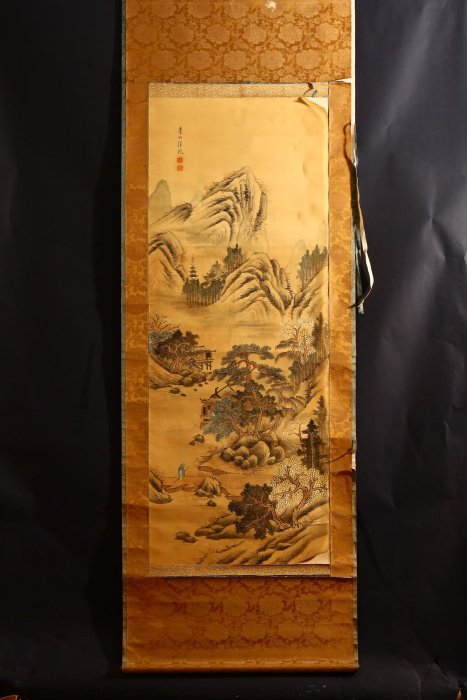 掛軸 馬場汀舟作 「 掃雪烹茶」882 掛軸 馬場汀舟作 「 掃雪烹茶」882