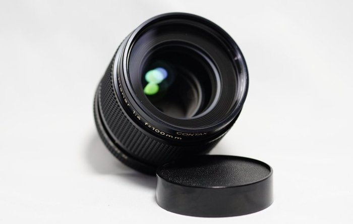【レア物】CONTAX Zeiss S-Planar T* 100mm F4 S-Planar 100mm F4 役立たずのCONTAX オートベローズPC : ZEISS