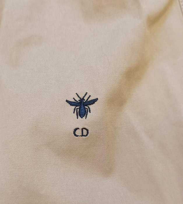 法國設計師~【Dior】 卡其色長罩衫背心外套~