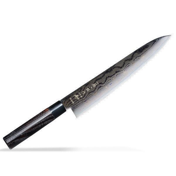 一鑫餐具【日本製TOJIRO 藤次郎作黑疾風牛刀210 m/m FD-1594】21公分