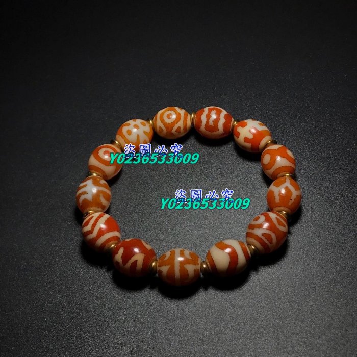 中古 旧蔵 天然老料紅瑪瑙玉髄 龍骨手串 14mm 22珠 CL0523 蔵友旧蔵出 紅肉 多寶天珠手串 瑪瑙 骨董 古美術 送料無料 蔵友旧蔵出
